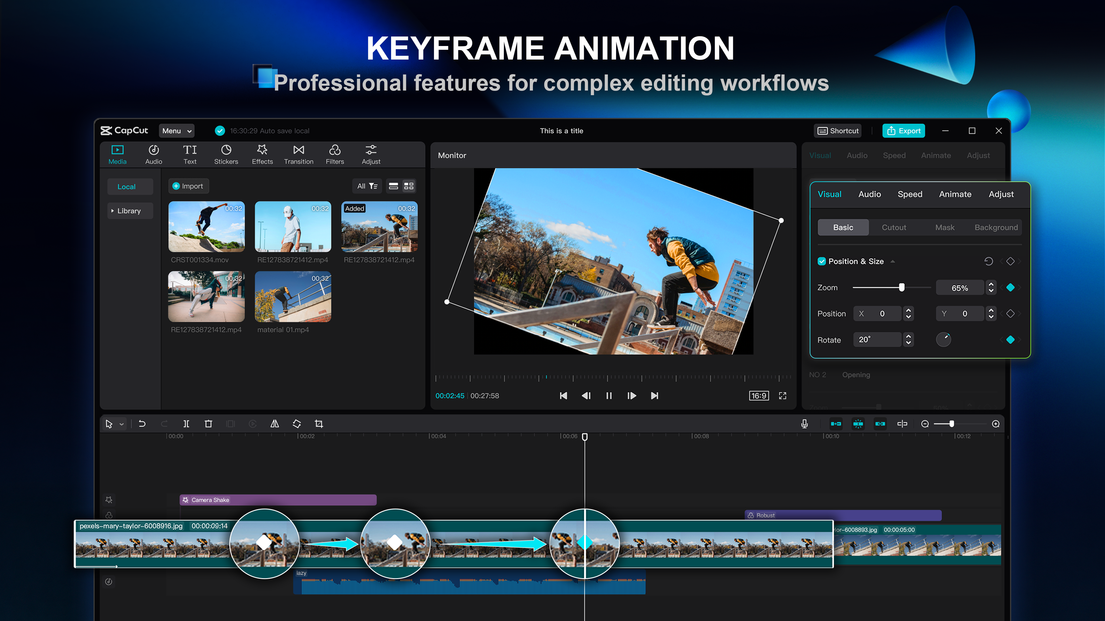 capcut видео редактор