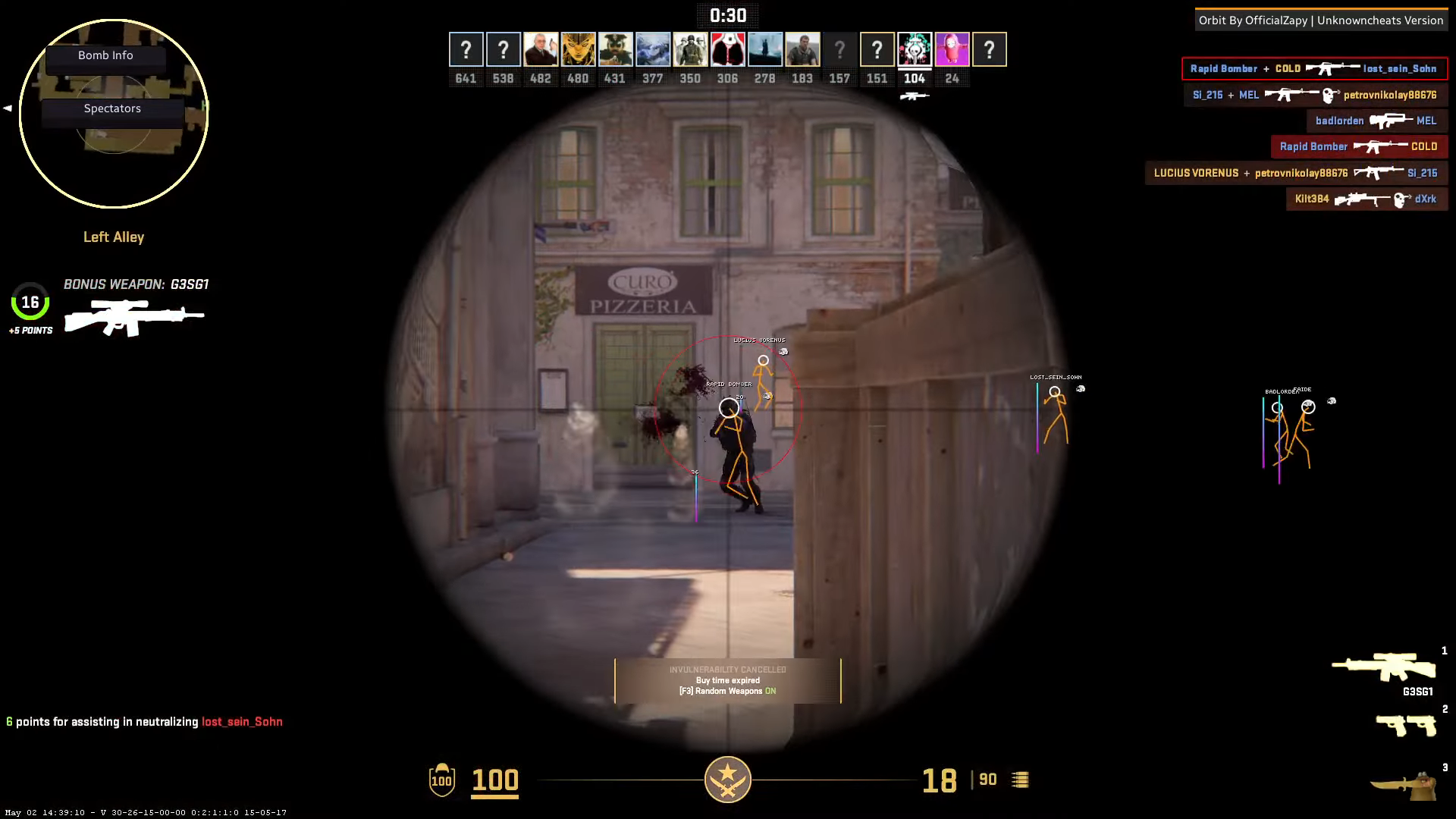 Скачать чит КС2 Orbit бесплатно — Aimbot, ESP, конфиги